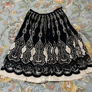 Vintage Sequined Western Skirt NWOT.